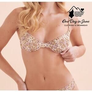 Billabong Ready For Sun Morgan Underwire Bikini Top Size L